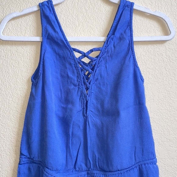 LA HEARTS tank top cross cross v neck romper in women’s size XS - Picture 5 of 9